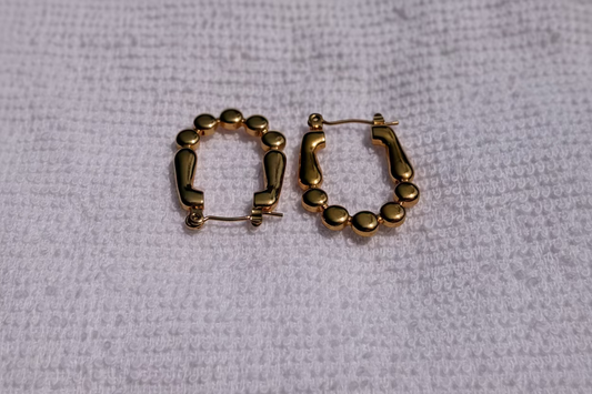 Gold plated Hoop Earring