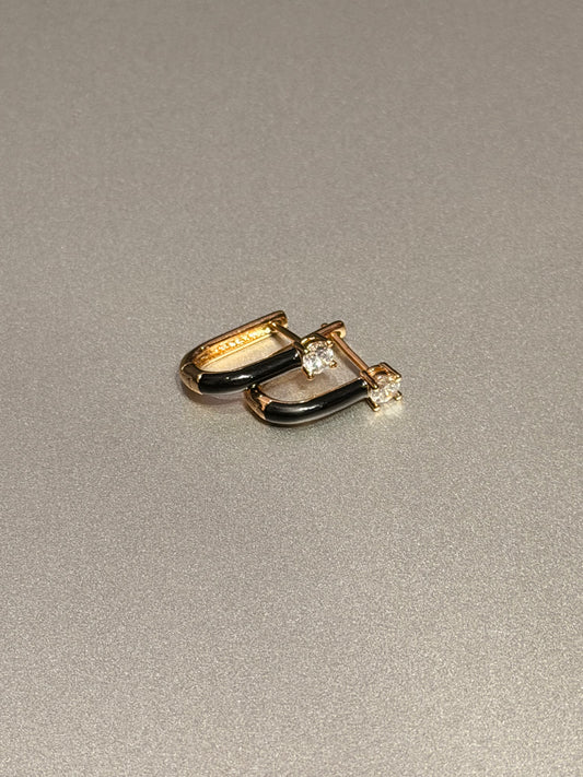 Floral Bali Hoop Earring