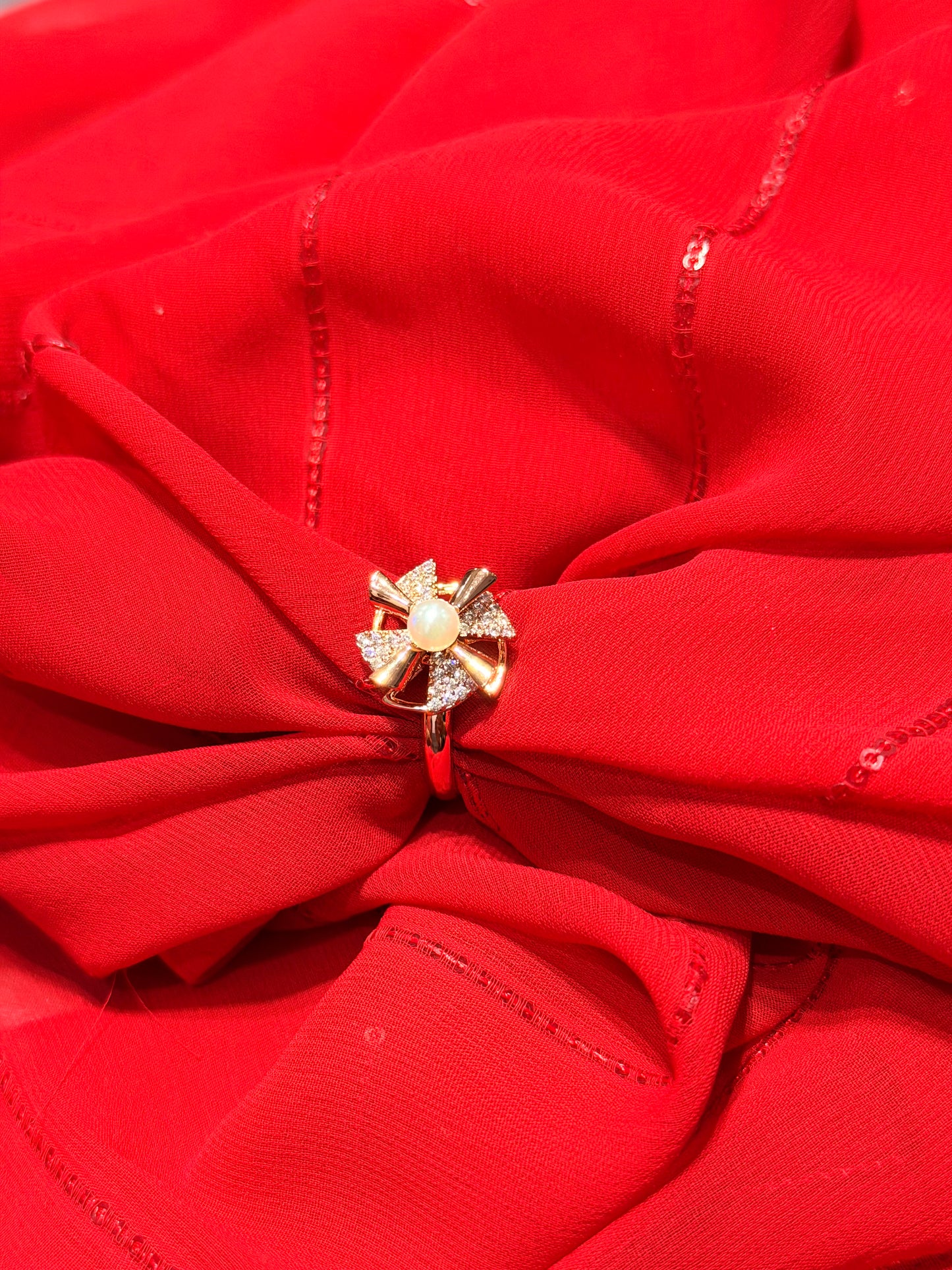 Spinner Fancy Adjustable Rose Gold Ring