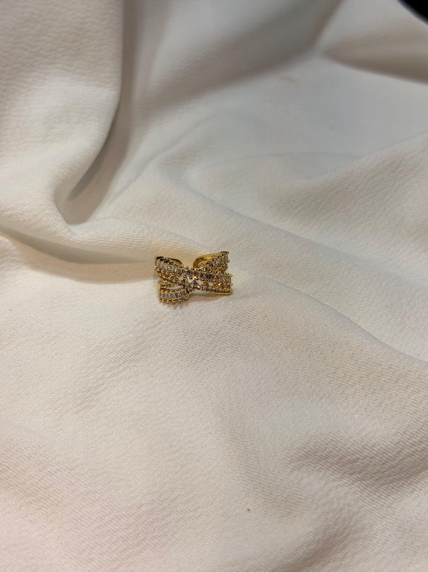 Gold-plated Adjustable Open Ring