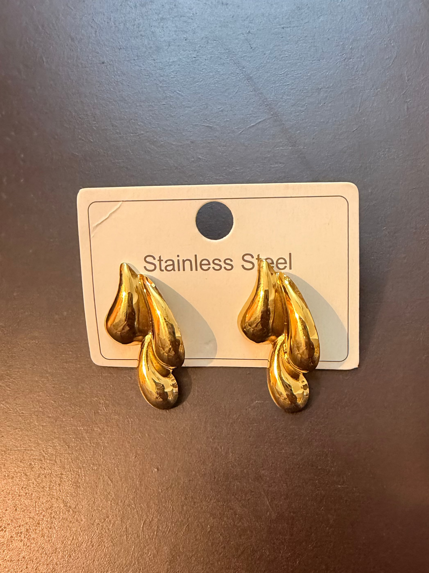 Gold Plated Hoops Earring