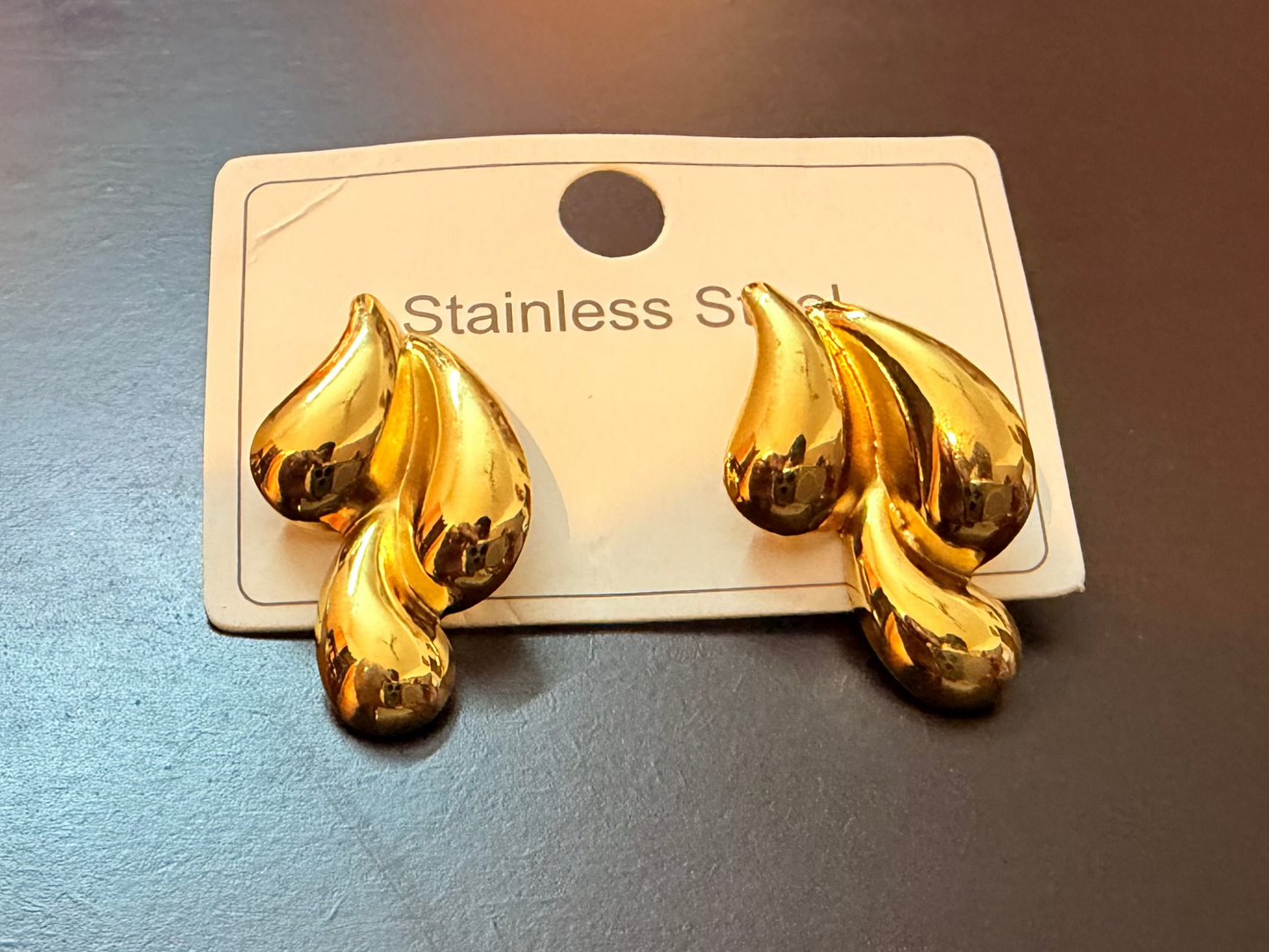 Gold Plated Hoops Earring