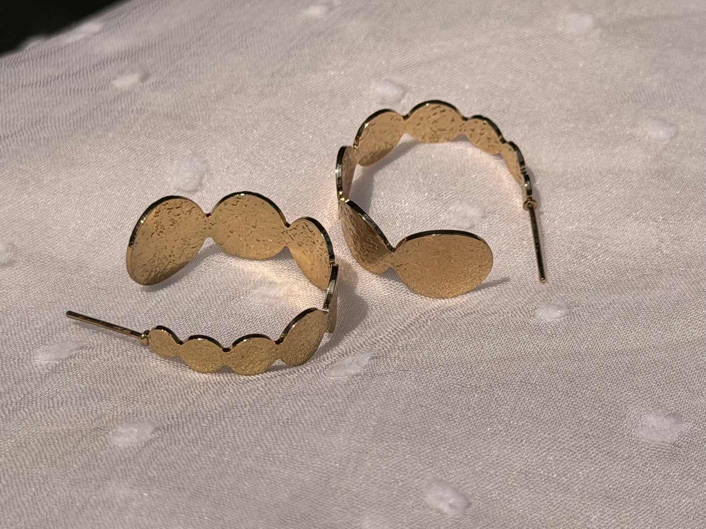 Gold plated Coin Style Fashion Earring