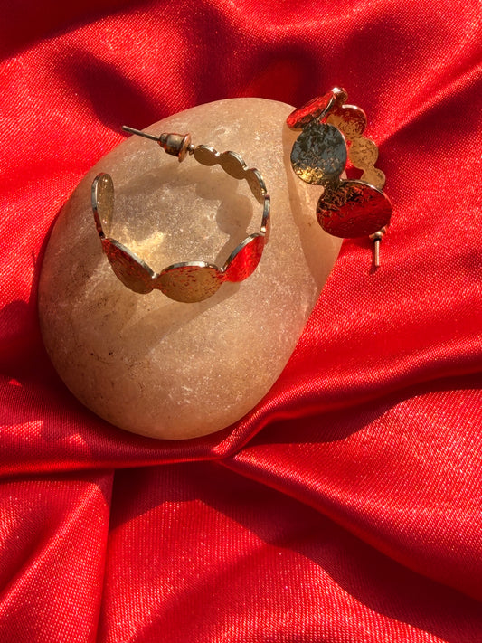 Gold plated Hoop Earring