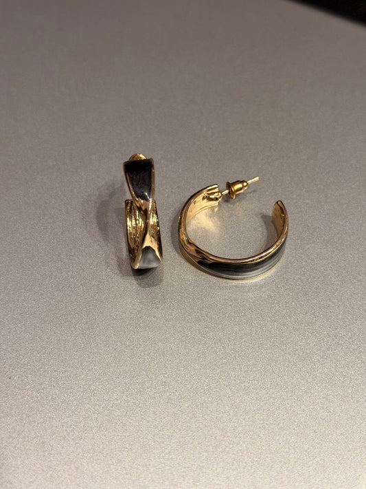Twisted Fashion Hoop Earring