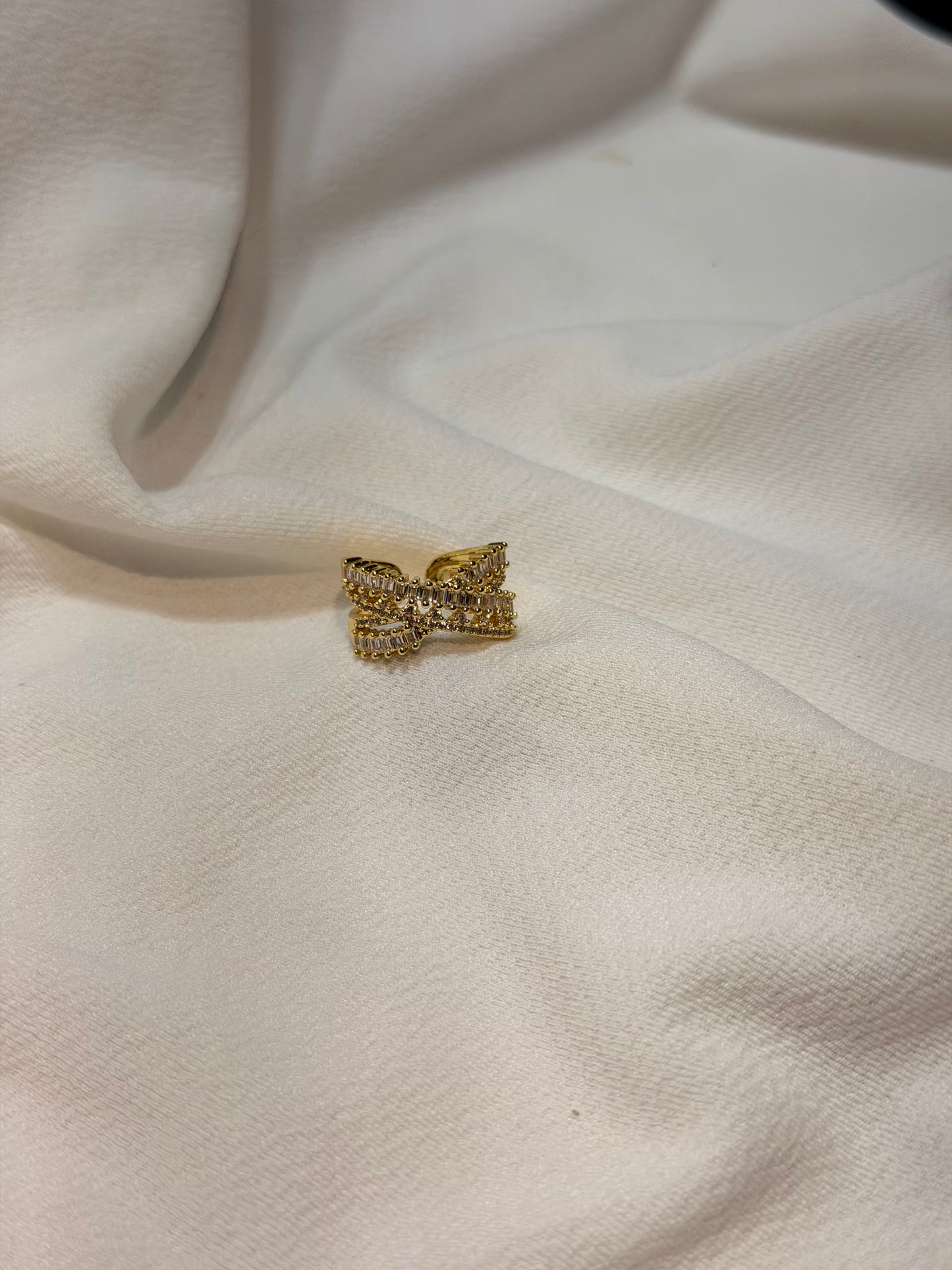 Gold-plated Adjustable Open Ring