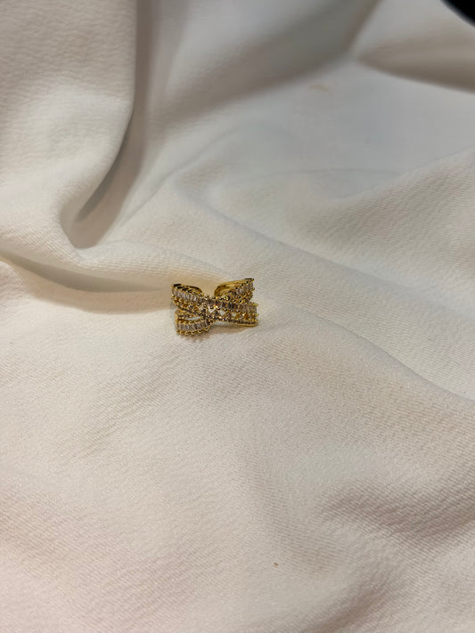 Gold-plated Adjustable Open Ring