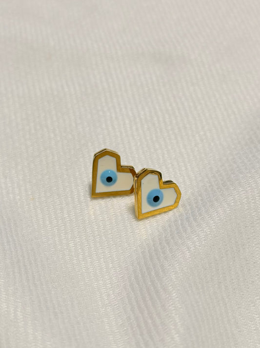 Evil Eye stud Earring