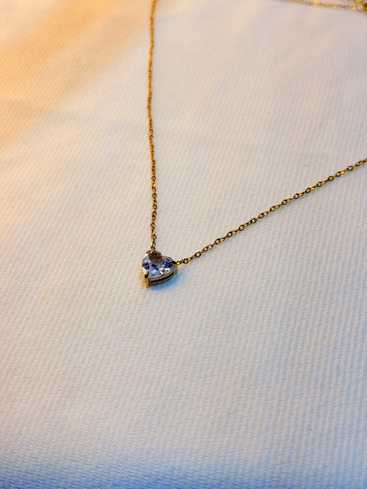 Dainty Gold Chain Pendant Stainless Steel Anti Tarnish